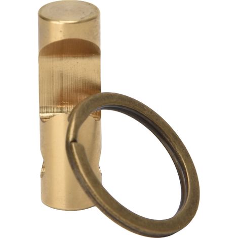 Ouvre-bouteille métallique 2 en 1 avec porte-clés - Accessoire bar portable pour clés et ouvre-canettes (1/5)