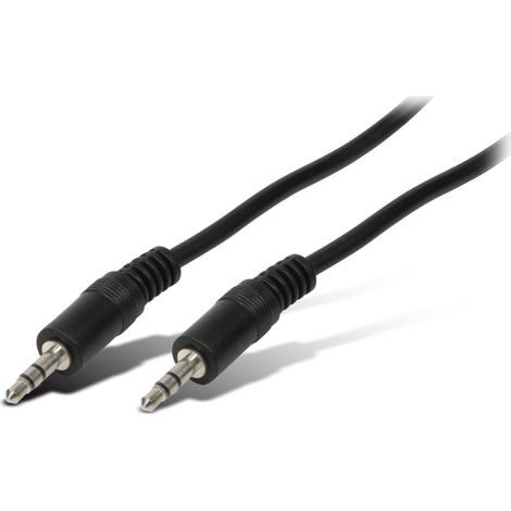 LOGILINK Câble jack CA1052, 5 m, 2x fiches 3,5 mm, stéréo, noir