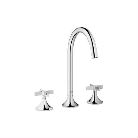 Dornbracht 20713809-00 Robinetterie WT 3 trous avec garniture de vidage VAIA