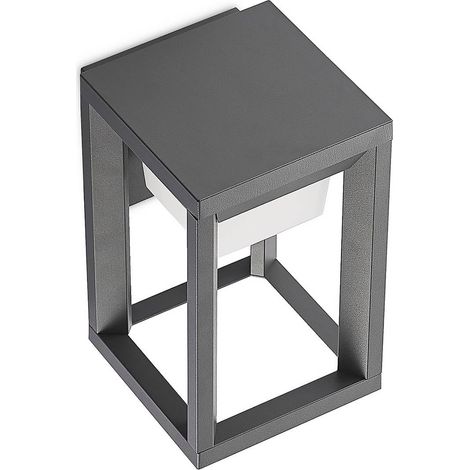 LED-vägglampa utomhus "Gamion " aus aluminium / grå / zink von PRIOS