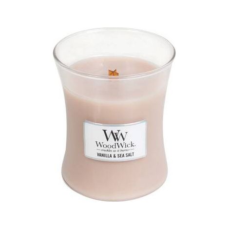 Bougie WoodWick Vanille et Sel de Mer 275 g