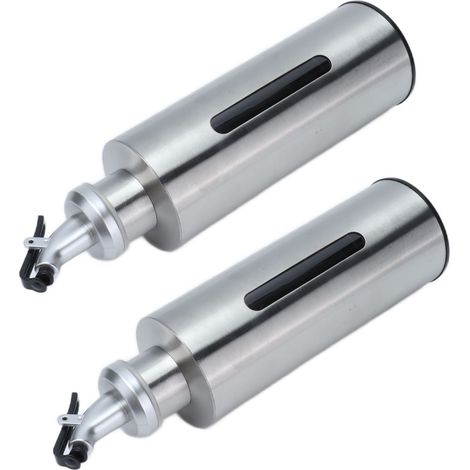 Bouteille distributeur d'huile en acier inoxydable 290ML, idéale pour vinaigre et sauces, design moderne et facile à remplir (1/5)