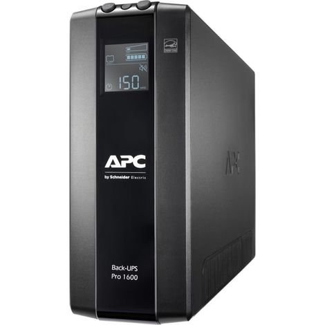 APC by Schneider Electric Back UPS PRO - BR1600MI - Onduleur 1600VA (8 prises IEC, Interface LCD, Protection des (1/4)