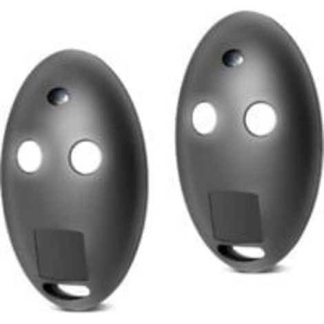 Télécommande de Portail, 2 pièces 433 MHz Télécommande compatible avec BFT MITTO2, 2 canaux, Rolling Code pour portails automatiques