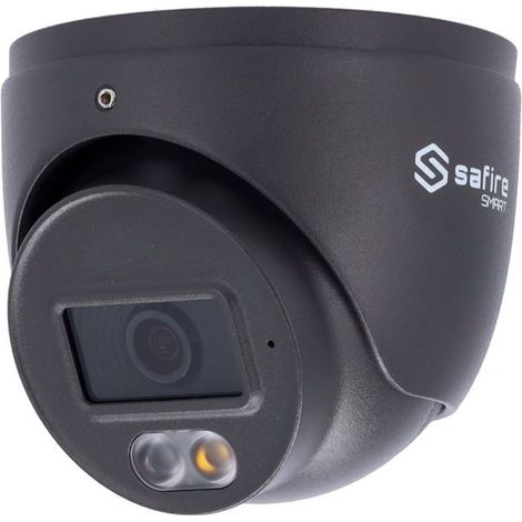 SAFIRE SMART Telecamera IP Turret 4MP Dual Light, 2,8 mm, Microfono, PoE, IP67 - SF-IPT010A-4B1-DL