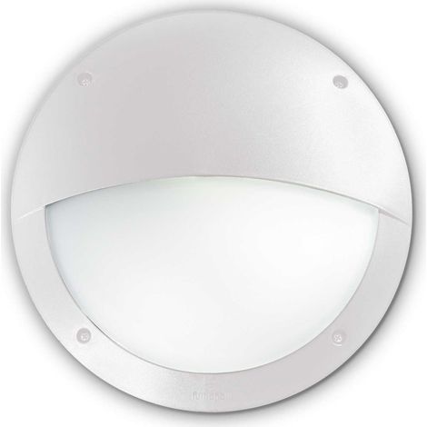 Ideal Lux Lucia - Applique murale extérieure à 1 demi-diffuseur blanc IP66, E27 (1/2)