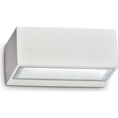 Ideal Lux - Applique murale extérieure à 1 ampoule Twin Up Down Blanc IP44, G9