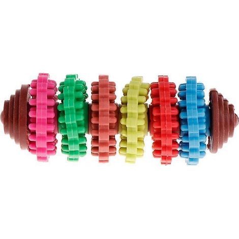 Jouet pour chien en forme d'os, jouet de dentition, résistant aux morsures, bâton à mâcher pour chiot, jouet de traction, taille 6. (1/4)
