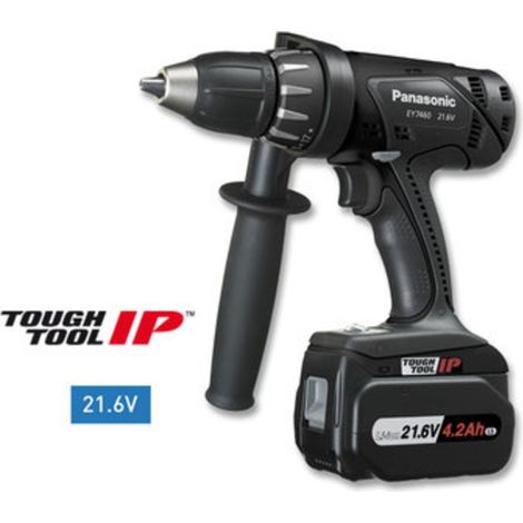 Perceuse à percussion sans fil EY7960LS2S PANASONIC (2 x Batteries) (1/3)