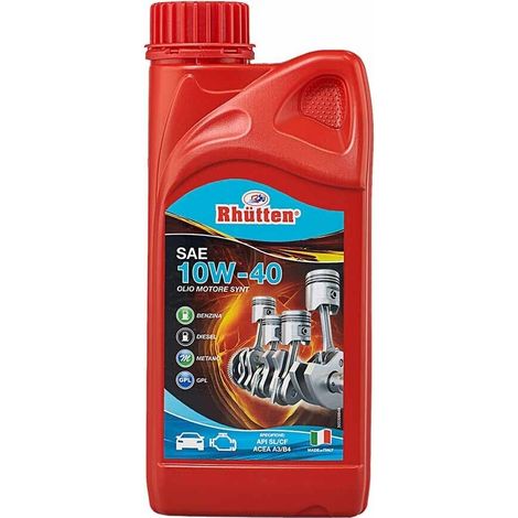 OLIO MOTORE RHUTTEN 10W-40 LT.1  | PZ (1/2)