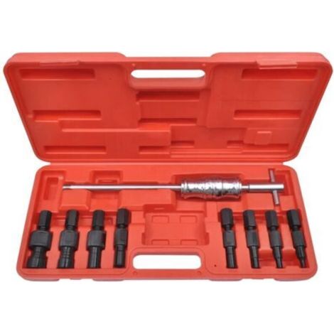 Bearing puller kit for blind holes, 9 pieces (8-32 mm), with inertia puller (1/3)