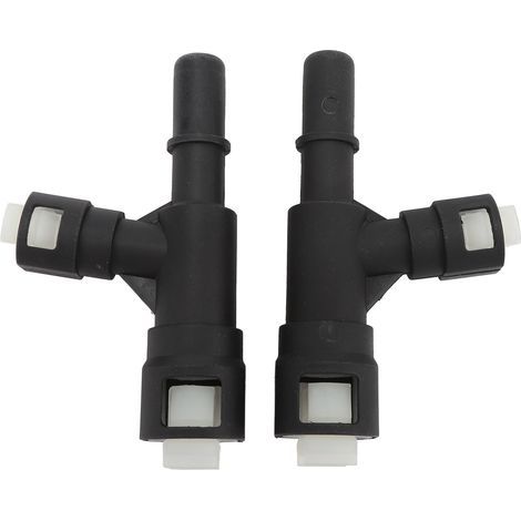 Ortviai Raccord de tuyau de chauffage 15055342/15055343 ABS noir – Lot de 2 pièces pour Chevrolet Silverado (1/5)