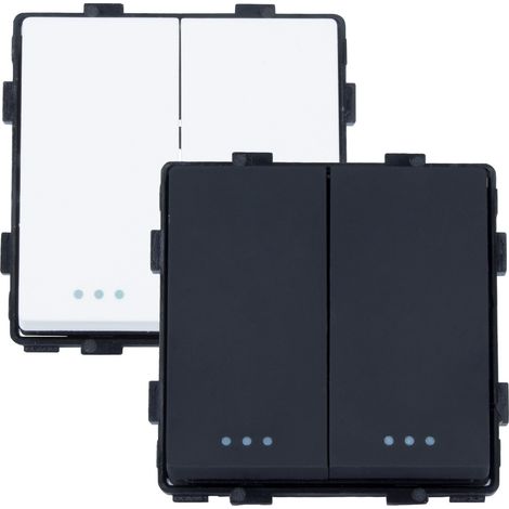 Interruptor Doble Conmutado Modern Blanco