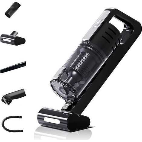 Aspirateur de voiture, chargement sans fil, double usage (voiture et maison), haute puissance, format mini et compact. (1/5)
