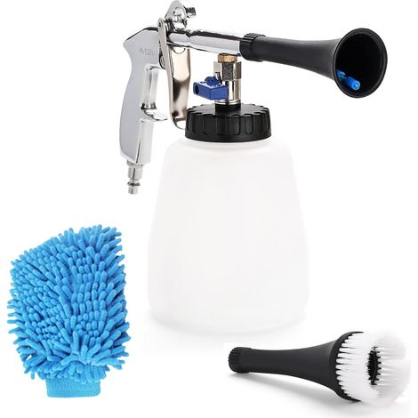 Kit de nettoyage pour l'intérieur des voitures, pistolet haute pression pour air comprimé de 6 à 9,2 bar, pour entretien de voiture et moto, 1 pièce