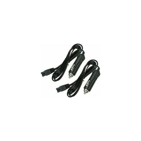 Câble de chargeur de voiture 12V CC 2m pour mini réfrigérateur et cigarette, pour glacière et équipement portable, (2 Broches)