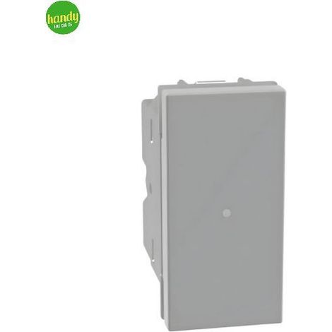Pulsante 1P NO 10A Matix Go Bticino grigio 1 modulo