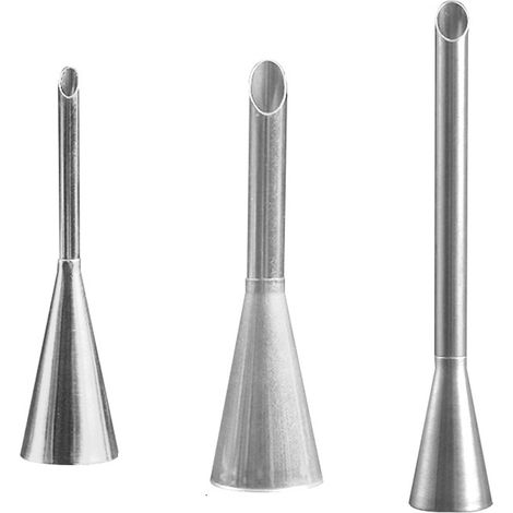 Douille À Crème - Acier Inoxydable Professionnel - Pour Décoration De Gâteaux Et Pâtisseries - Lot De 4