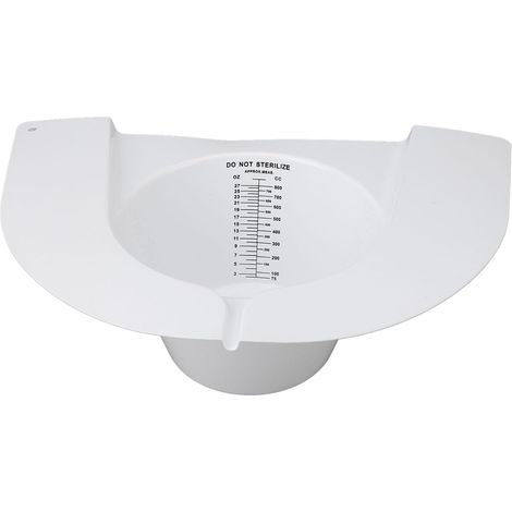 Gobelets d'urine Réutilisables, 10 Pièces,800 ml pour l'urine, Chapeau de Collecte d'échantillons Gradués en Plastique (1/5)
