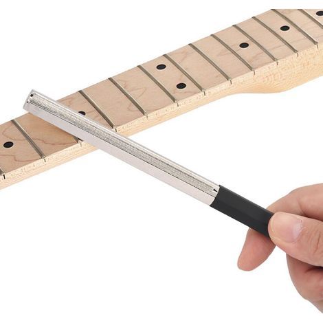 Lime de nivellement pour frettes de guitare, outil de luthier pour ajustement et entretien des instruments à cordes (1/5)