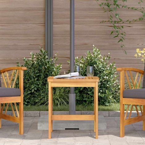 Table d'appoint Marron Bois d'acacia massif vidaXL