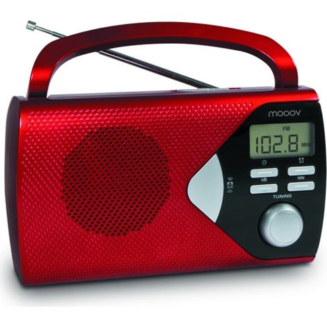 CONVENIENTE, la pantalla de frecuencia digital le permite encontrar fácilmente su estación favorita (AM / FM). 
VERSATIL, la pantalla le muestra el ti
