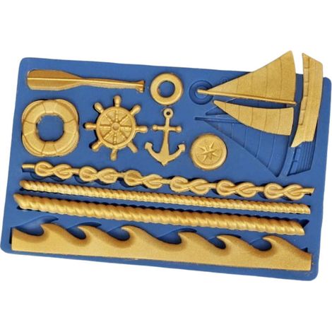 Molde de silicona para ancla de yate de vela (1/2)
