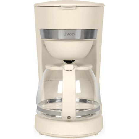 Cafetera de filtro de 12 tazas, 1,25 L, 750 W - DOD200C - Livoo -