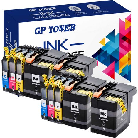 10x Brother GP-B529 CMYKK-Tintenpatronen x2 (1/5)