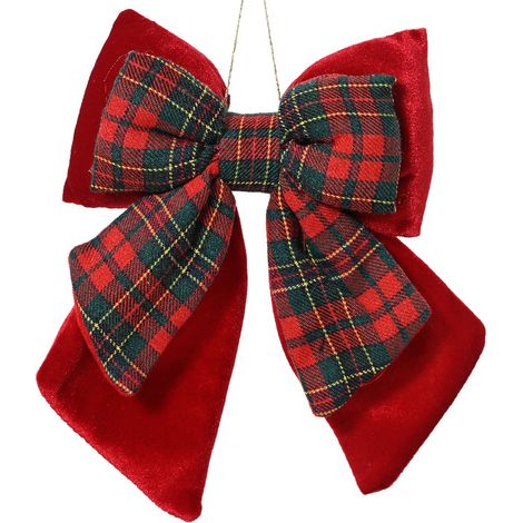 Fiocco poliestere rosso 4,5x18x23cm (1/3)