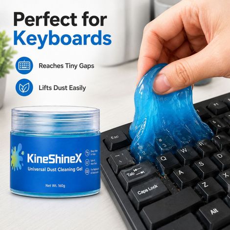 KineShineX Car Cleaning Gel, Car Cleaning Putty, Universal Car Interior Cleaning and Care, Shine (1/4)