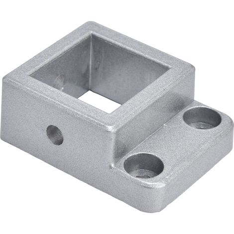 Connecteur pour profilés en aluminium, bloc de connexion à base fixe, accessoire d'angle carré unidirectionnel