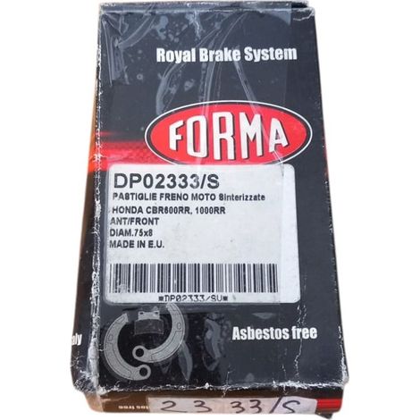 Pastigle freno sinterizzate per honda cbr600rr, 1000rr (1/4)