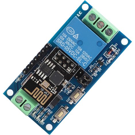 Module relais WiFi unidirectionnel pour application mobile Android, interrupteur de commande à distance sans fil 5V ESP8266 (1/5)