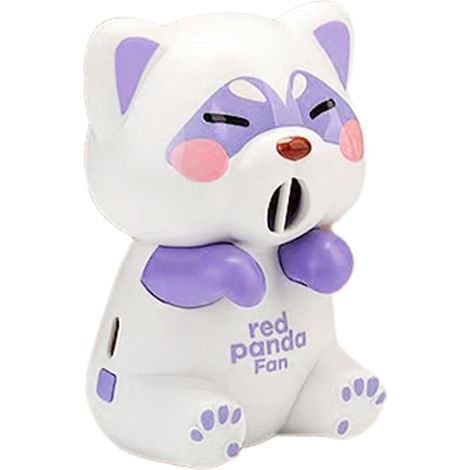 Mini refroidisseur portable en forme d'animal, ventilateur personnel à clipser avec trois vitesses, appareil de refroidissement rechargeable par USB, protection compacte de la température des repas (1/5)
