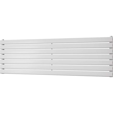 Typhoon Axis - White Horizontal Radiator H476mm x W1600mm Single Panel (1/3)
