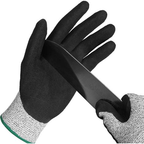 Gant Anti Coupure,Gant Huitre La Protection De Niveau 5 En Treillis Métallique En Acier inoxydable Convient Aux Gants De Travail Pour Les Huîtres,La coupe De Viande, Le Jardinage Et La Sculpture (1/5)