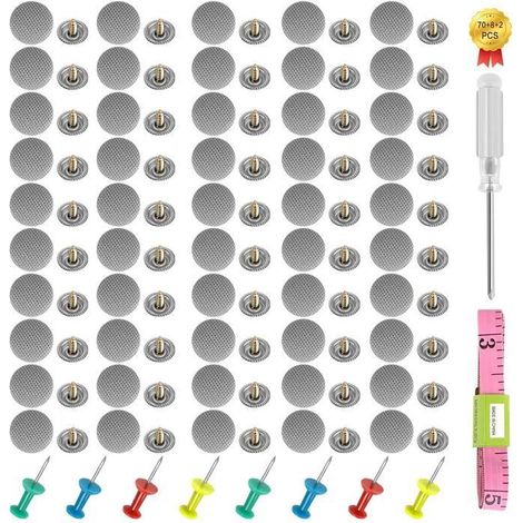 HEQISHUN 70PCS Boucles De Voiture de réparation,Rivets de Toit Voiture Fixe Intérieur,Kit de Réparation Garniture pour Toit-Ywey (1/5)
