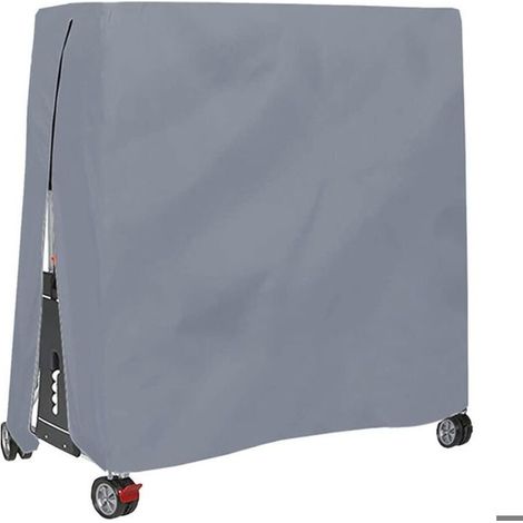 Tischtennisplattenabdeckung, wasserdicht, winddicht, UV-beständig, strapazierfähige Schutzplane aus Oxford-Gewebe für Tischtennisplatten (1/4)