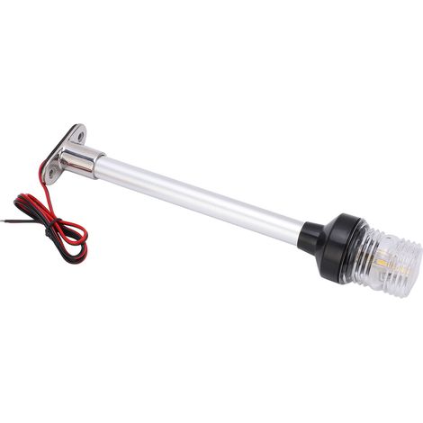 Feu de navigation LED marin 12 pouces, lumière d’ancrage fixe pour bateaux et yachts 12V‑24V (1/5)