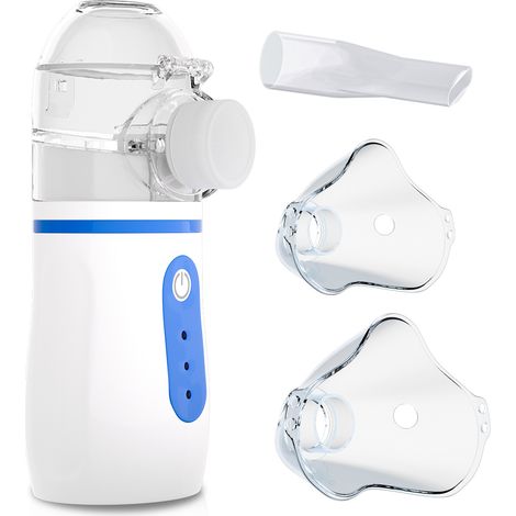 Wolketon Nebulizzatore inalatore portatile e silenzioso, con boccaglio e maschera inclusi (1/5)