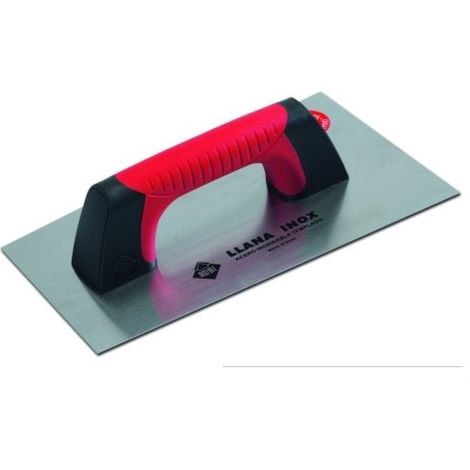 Llana alb. 300x150mm m/c bimat. lisa inox rubiflex rubi
