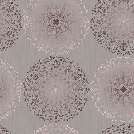 Tovaglia rotonda Monte Carlo Charlene Grigia 150cm - D-c-table