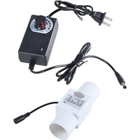 Ventilateur d'extraction silencieux en ligne 25/32/40/50 mm pour conduit de ventilation, usage industriel, salle de bain et cuisine.
