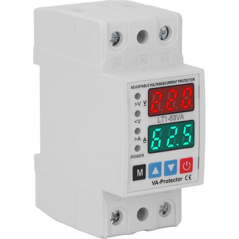 Automatisches, wiederholendes Überspannungs- und Unterspannungsschutzgerät für Elektrogeräte, flammhemmendes Material, für den Hausgebrauch