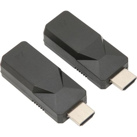 Amplificateur HDMI 1080P 50m, Répéteur de Signal Haute Définition sans Perte, Émetteur-Récepteur avec Câble Ethernet Intégré (1/5)