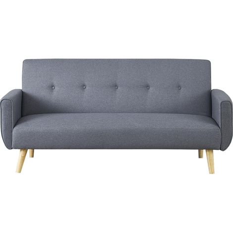Skandinavisches Schlafsofa mit 3 Plätzen in Grau MALMO