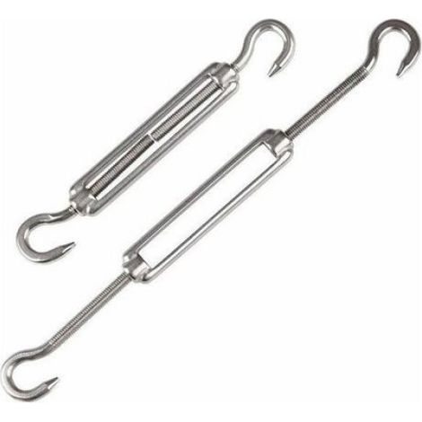 Kit de Fixation pour Voile D'ombrage, Acier Inoxydable Soleil Voile D'ombrage Kit de Fixation pour Triangle et Carré, Rectangle, du (1/5)