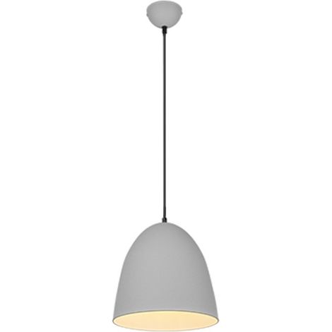 Lampada a sospensione, metallo, grigio, 25x150x25 cm, Tilda (1/5)