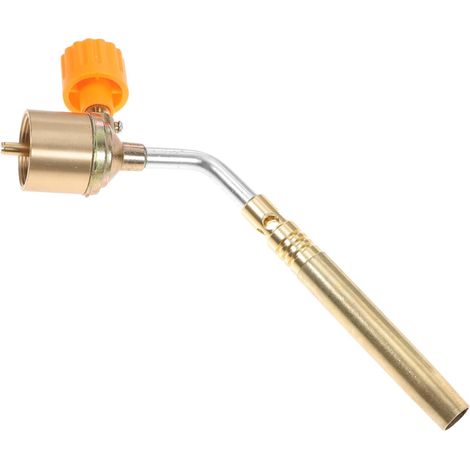Torche de soudage gaz portable 801 tte rglable entirement en cuivre (1/5)